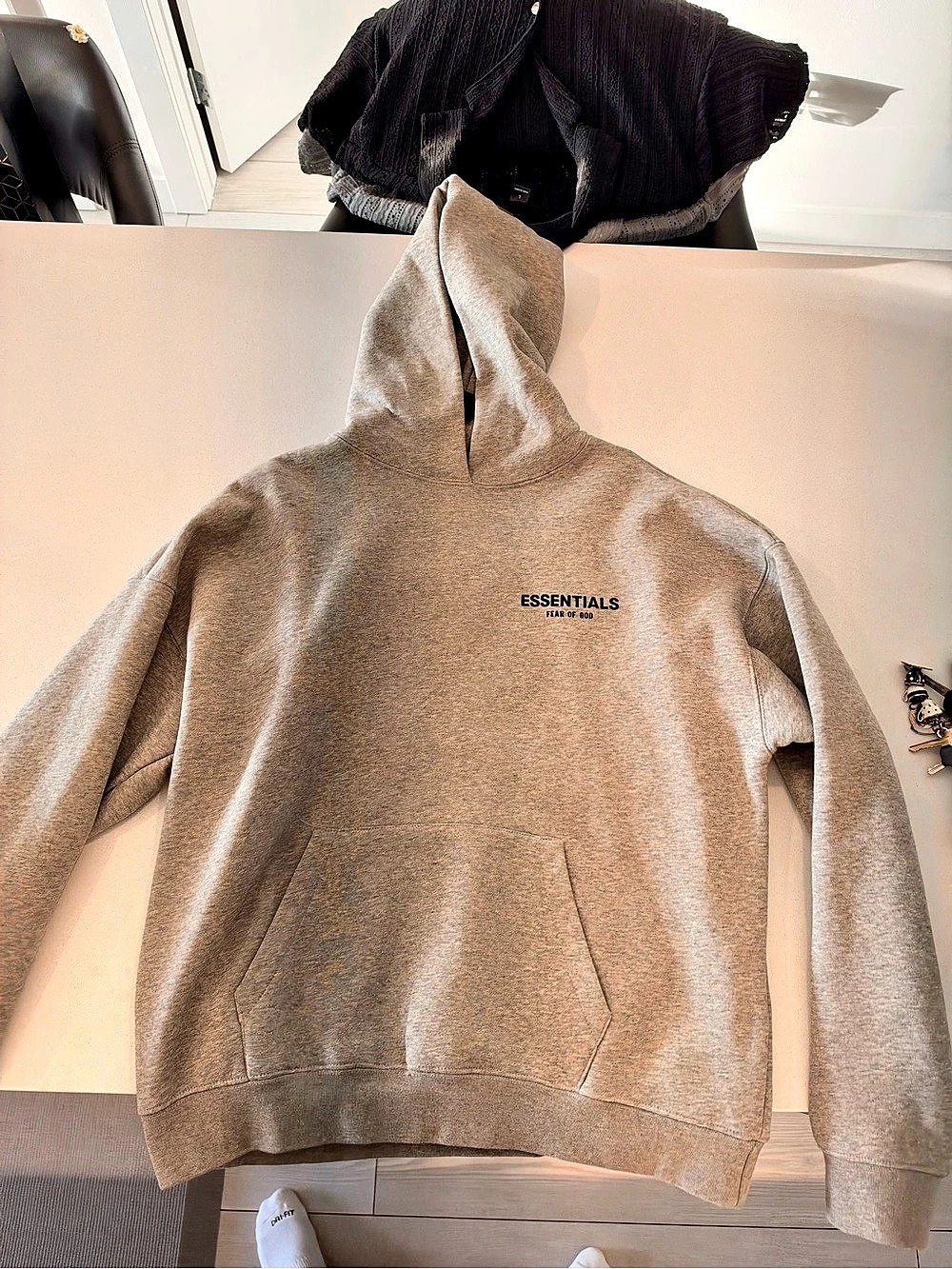 Fear of God Essentials Pullover Hoodie in Brown